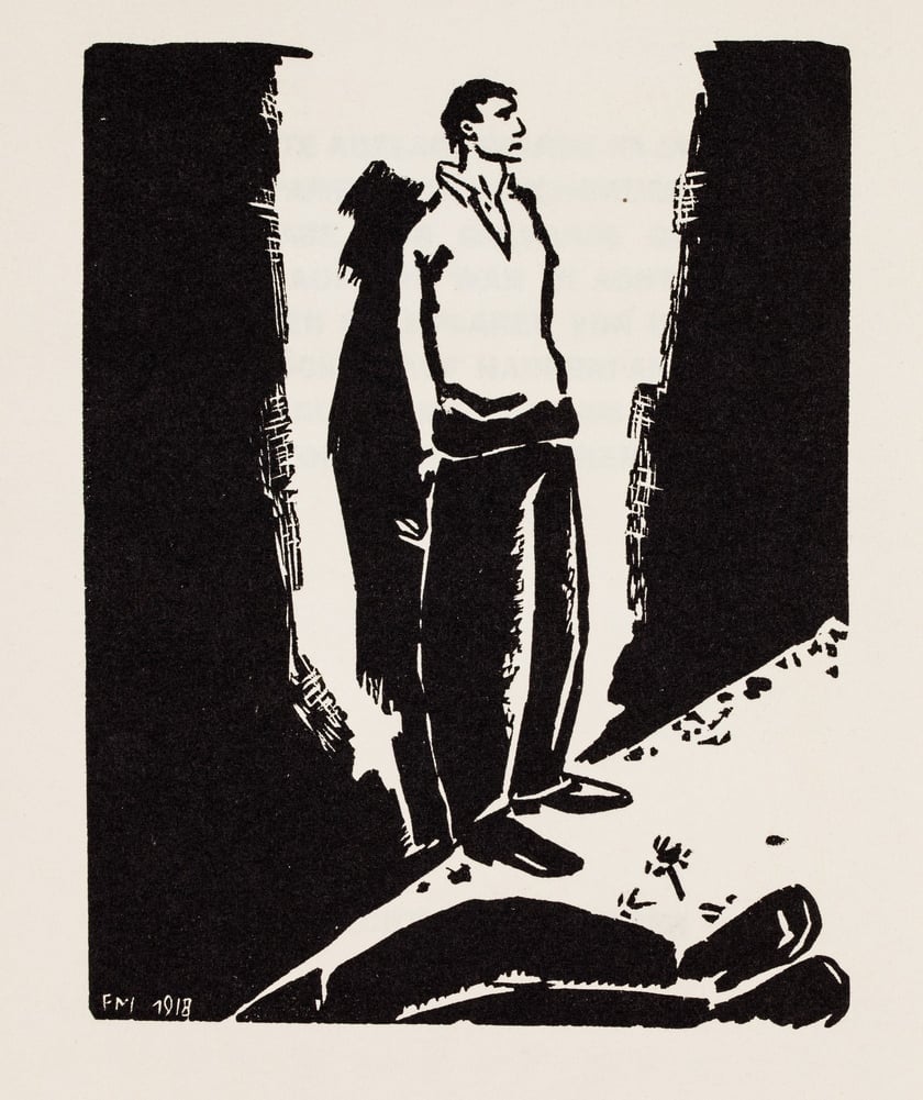 Witold Wojtkiewicz, &bdquo;Zjawisko&rdquo; z cyklu &bdquo;Ceremonie II&rdquo;, 1906, olej, pł&oacute;tno, Muzeum Narodowe we Wrocławiu