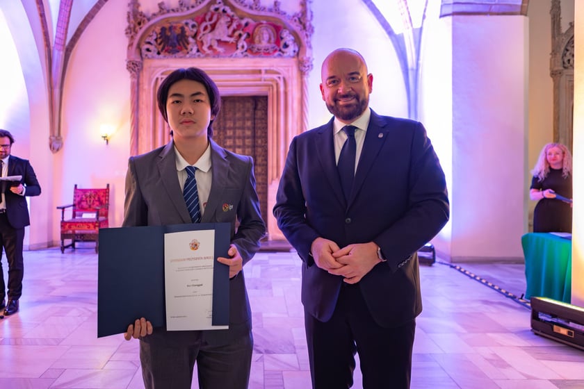 Uroczystość przyznania stypendi&oacute;w dla młodzieży wrocławskiej, uzdolnionej artystycznie