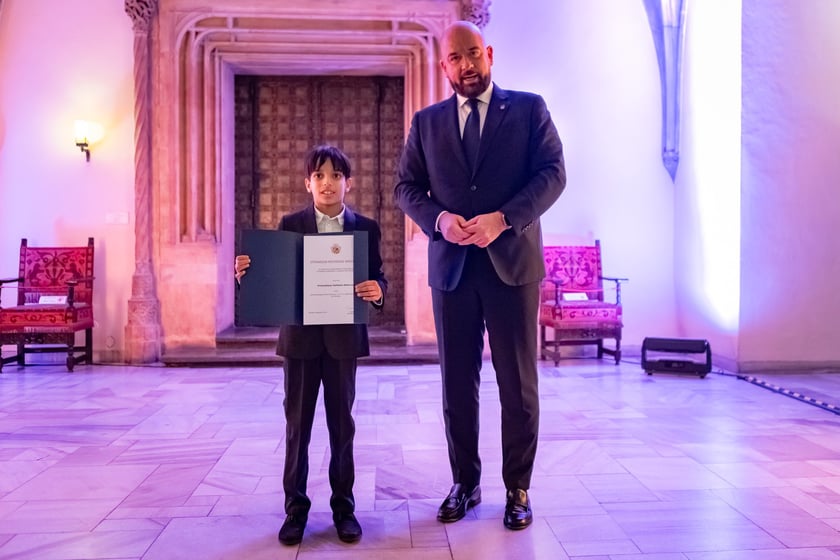 Uroczystość przyznania stypendi&oacute;w dla młodzieży wrocławskiej, uzdolnionej artystycznie