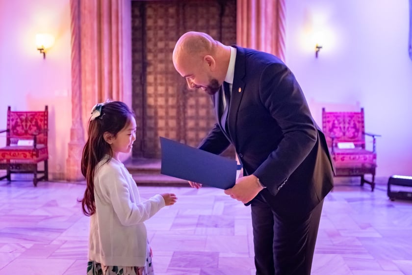 Uroczystość przyznania stypendi&oacute;w dla młodzieży wrocławskiej, uzdolnionej artystycznie