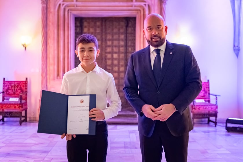 Uroczystość przyznania stypendi&oacute;w dla młodzieży wrocławskiej, uzdolnionej artystycznie