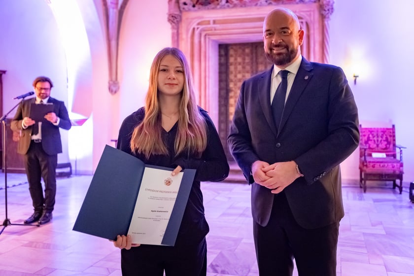 Uroczystość przyznania stypendi&oacute;w dla młodzieży wrocławskiej, uzdolnionej artystycznie