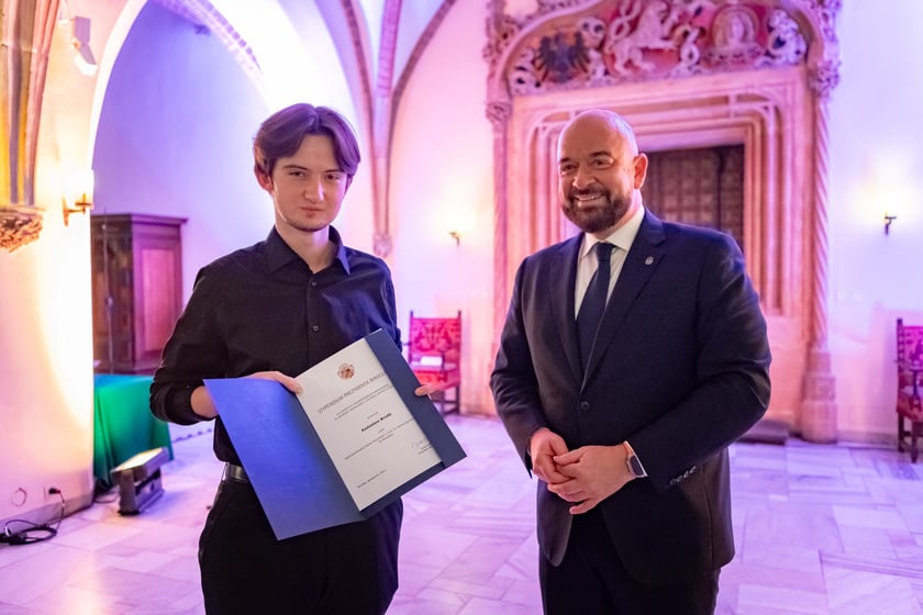 Uroczystość przyznania stypendi&oacute;w dla młodzieży wrocławskiej, uzdolnionej artystycznie