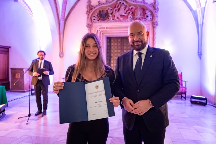 Uroczystość przyznania stypendi&oacute;w dla młodzieży wrocławskiej, uzdolnionej artystycznie