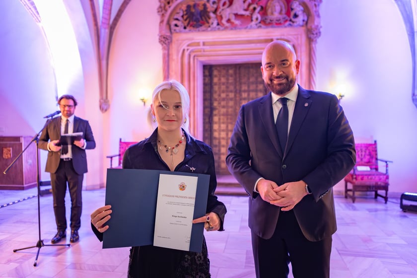 Uroczystość przyznania stypendi&oacute;w dla młodzieży wrocławskiej, uzdolnionej artystycznie