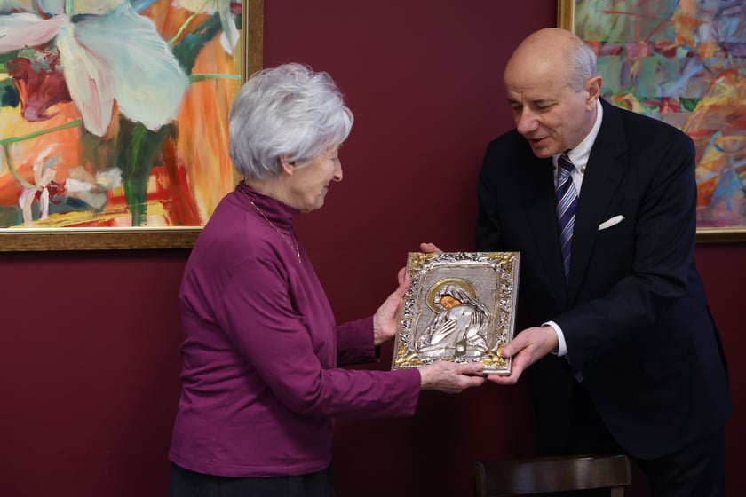 Spotkanie świąteczno-noworoczne z członkami stowarzyszenia Dolnośląska Rodzina Katyńska, 16.01.2024