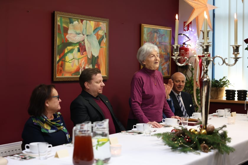 Spotkanie świąteczno-noworoczne z członkami stowarzyszenia Dolnośląska Rodzina Katyńska, 16.01.2024