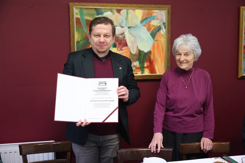 Spotkanie świąteczno-noworoczne z członkami stowarzyszenia Dolnośląska Rodzina Katyńska, 16.01.2024