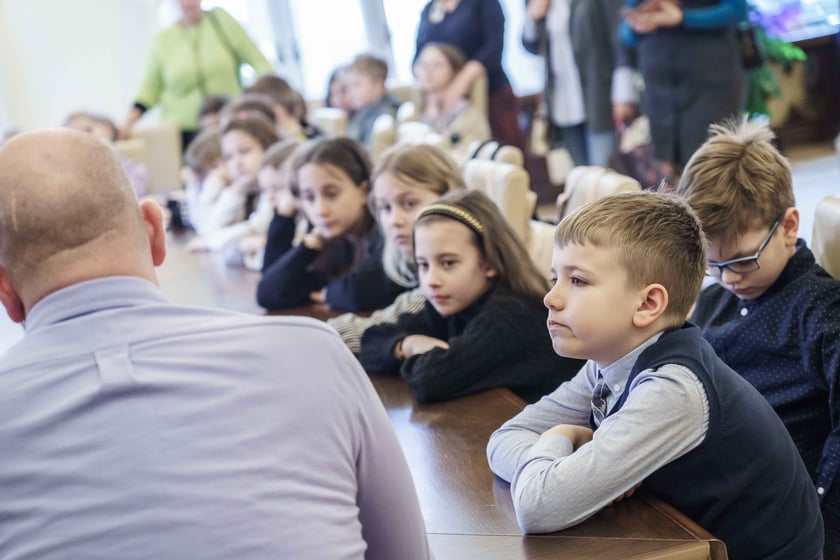 Dziś w Ratuszu gościły kolejne grupy uczniów z wrocławskich szkół