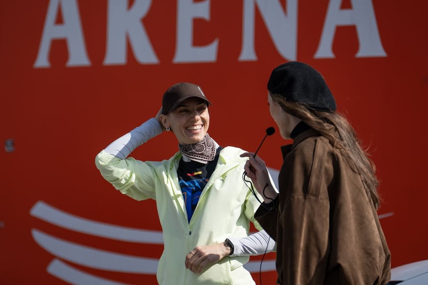Trening biegowy z Anną Kiełbasińską. Tarczyński Arena, 25.04.2026