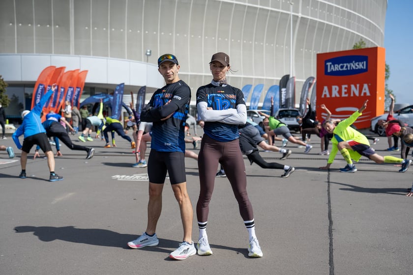 Trening biegowy z Anną Kiełbasińską. Tarczyński Arena, 25.04.2026