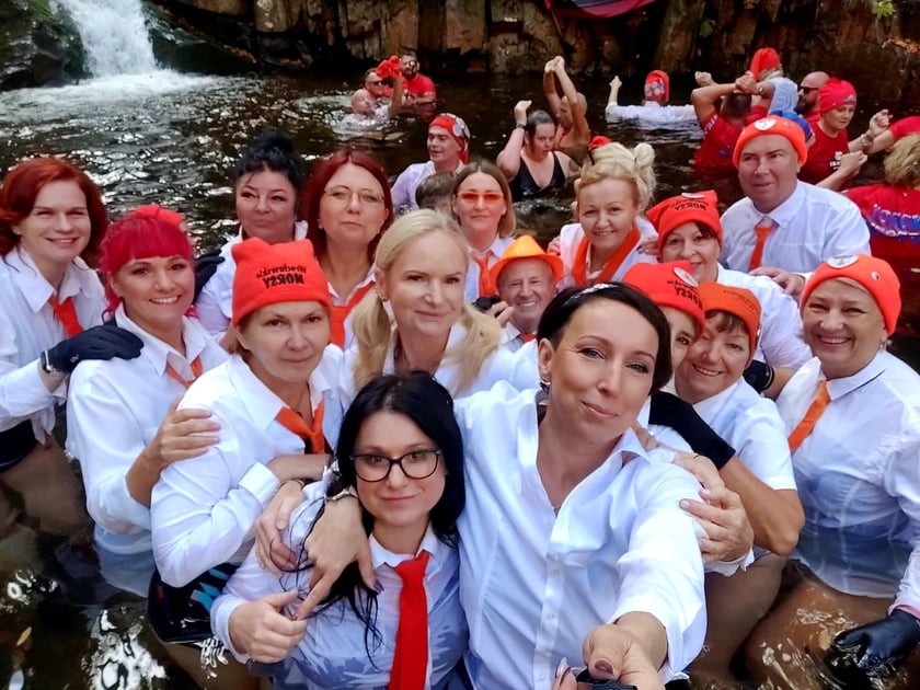 Wrocławskie morsy w Karkonoszach