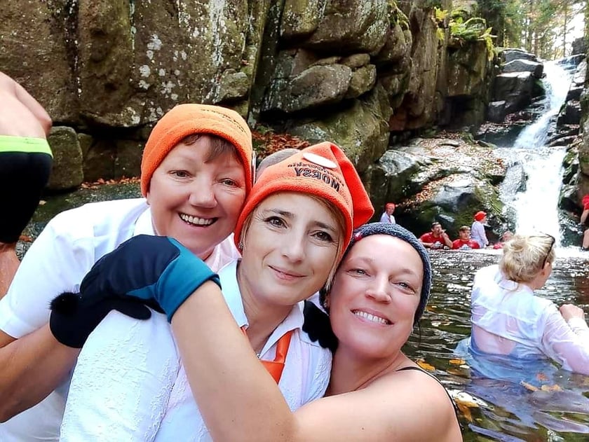 Wrocławskie morsy w Karkonoszach