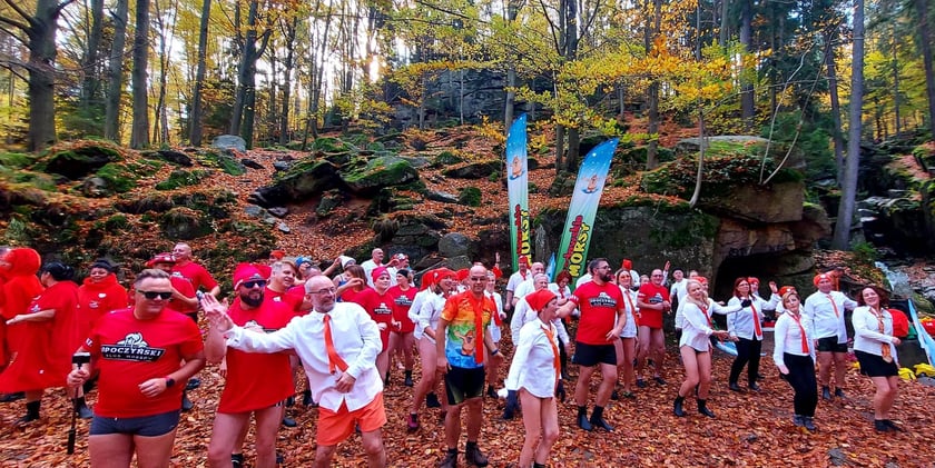 Wrocławskie morsy w Karkonoszach