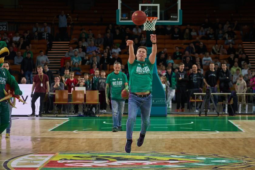 Zdjęcia z meczy Śląska Wrocław z Gran Canarią 11 stycznia 2023 w Hali Stulecia