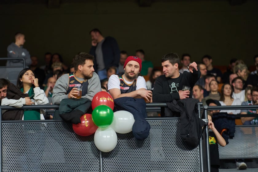 Zdjęcia z meczy Śląska Wrocław z Gran Canarią 11 stycznia 2023 w Hali Stulecia