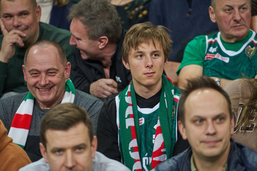 Zdjęcia z meczy Śląska Wrocław z Gran Canarią 11 stycznia 2023 w Hali Stulecia