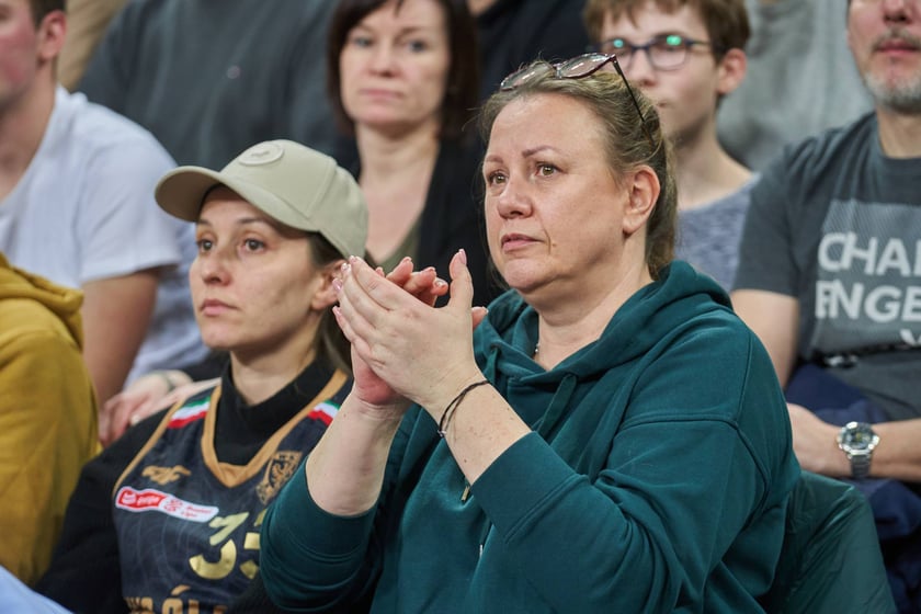 Zdjęcia z meczy Śląska Wrocław z Gran Canarią 11 stycznia 2023 w Hali Stulecia