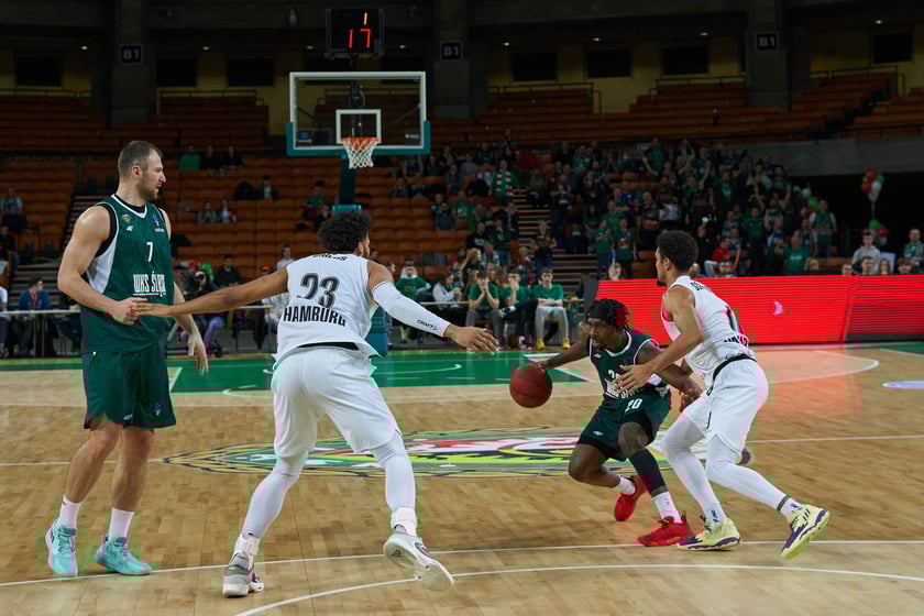 Mecz Śląska Wrocław z Hamburg Towers