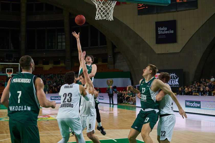 Mecz Śląska Wrocław z Hamburg Towers