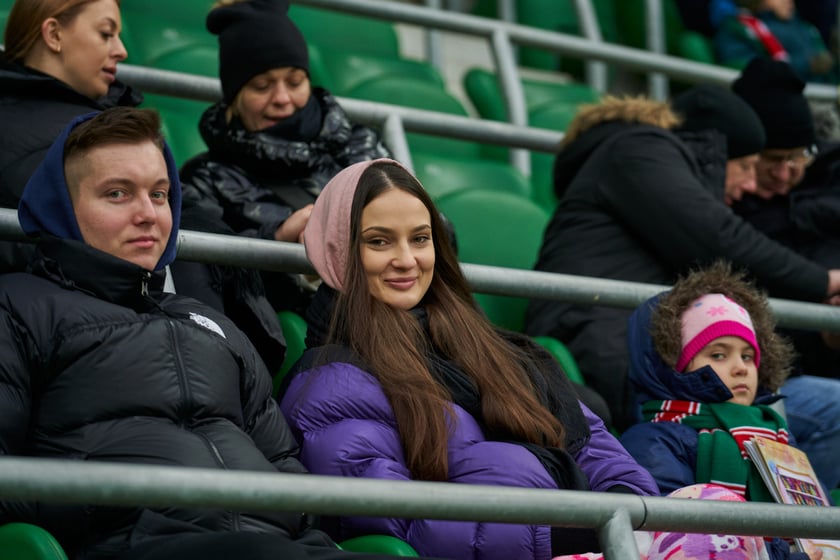 Zdjęcia z sobotniego (11 lutego) meczu Śląska Wrocław z Koroną Kielce na stadionie na Pilczycach