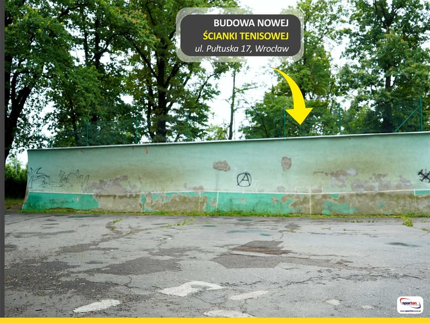 Teren kortów przy ul. Pułtuskiej we Wrocławiu