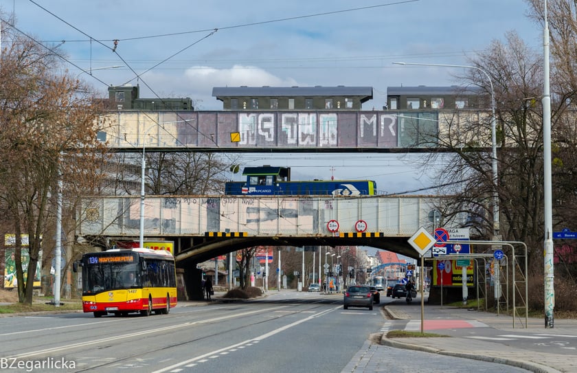 Przejazd zabytkowymi pociągami po Wrocławiu, 12.03.2023