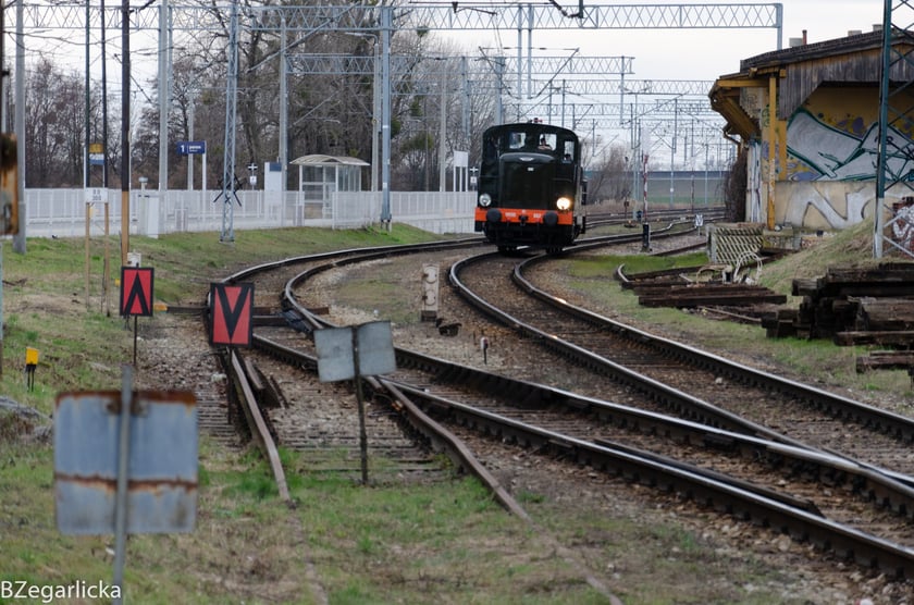 Przejazd zabytkowymi pociągami po Wrocławiu, 12.03.2023