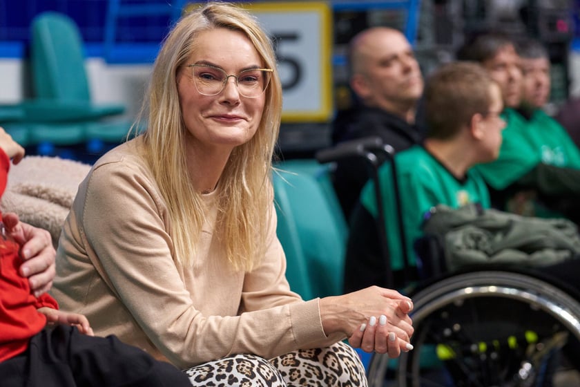 Śląsk Wrocław - Astoria Bydgoszcz w hali Orbita, zdjęcia kibiców i meczu