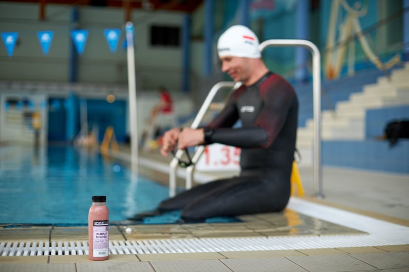 Trening Adriana Kostery w Aquaparku Wrocław