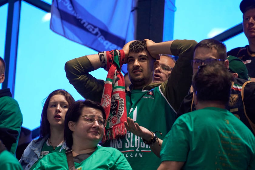 Zdjęcie z meczu Śląska z Treflem w Orbicie