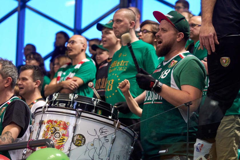 Zdjęcie z meczu Śląska z Treflem w Orbicie