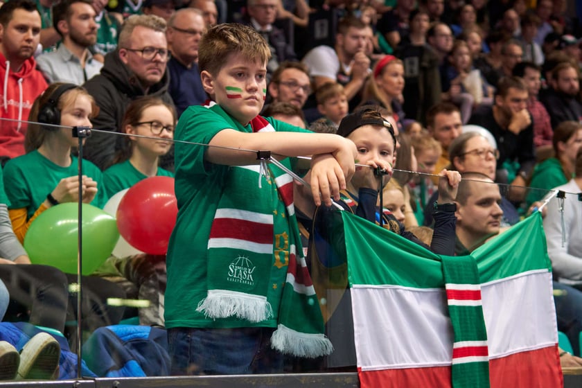 Zdjęcie z meczu Śląska z Treflem w Orbicie