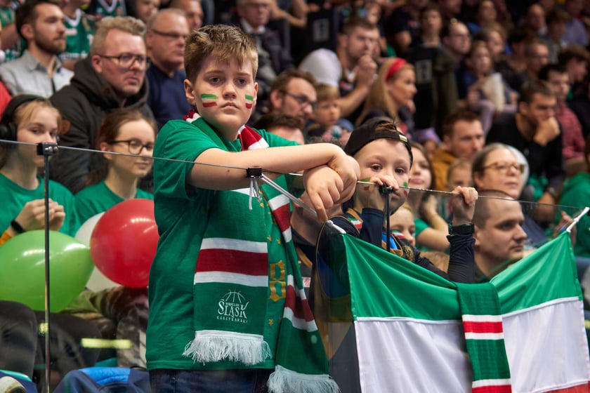 Zdjęcie z meczu Śląska z Treflem w Orbicie