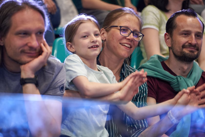 Kibice na meczu Śląska w hali Orbita 3 maja 2023