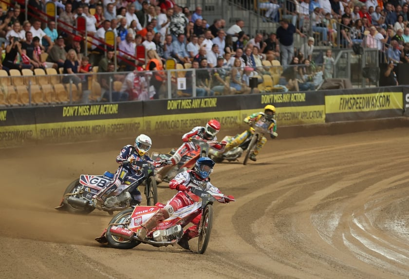 Wrocław, 29 lipca 2023, polscy żużlowcy z Drużynowym Pucharem Świata