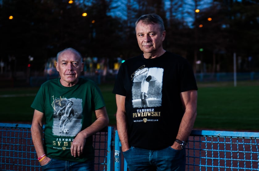 Janusz Sybis i Tadeusz Pawłowski - dwie legendy Śląska, zdjęcie z 2019 roku
