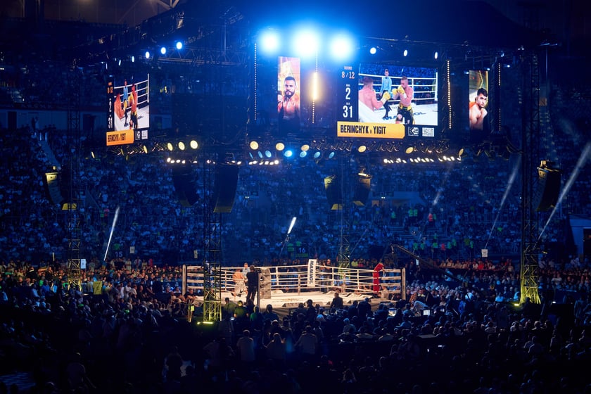 Usyk - Dubois. Zdjęcia z gali bokserskiej na Tarczyński Arenie we Wrocławiu