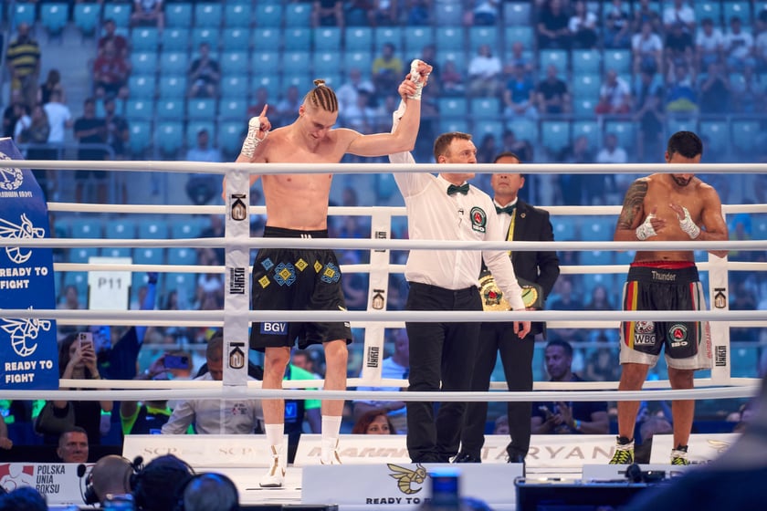 Usyk - Dubois. Zdjęcia z gali bokserskiej na Tarczyński Arenie we Wrocławiu