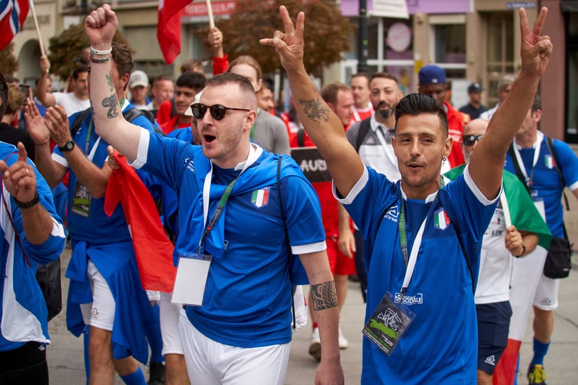 Międzynarodowe Mistrzostwa Polski w Piłce Nożnej Ulicznej Osób Bezdomnych.