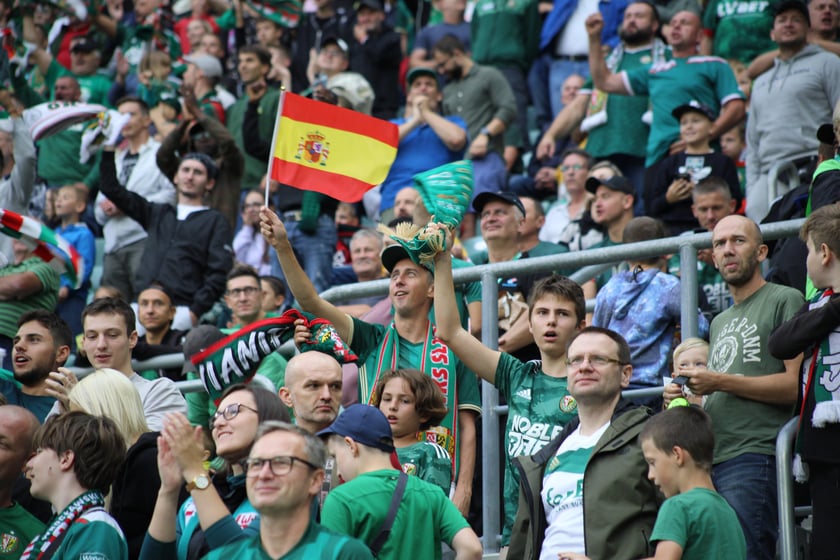 Śląsk Wrocław wygrał z Piastem Gliwice - zdjęcia kibiców