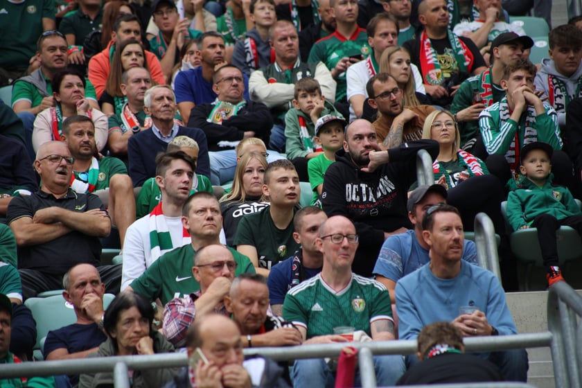 Śląsk Wrocław wygrał z Piastem Gliwice - zdjęcia kibiców