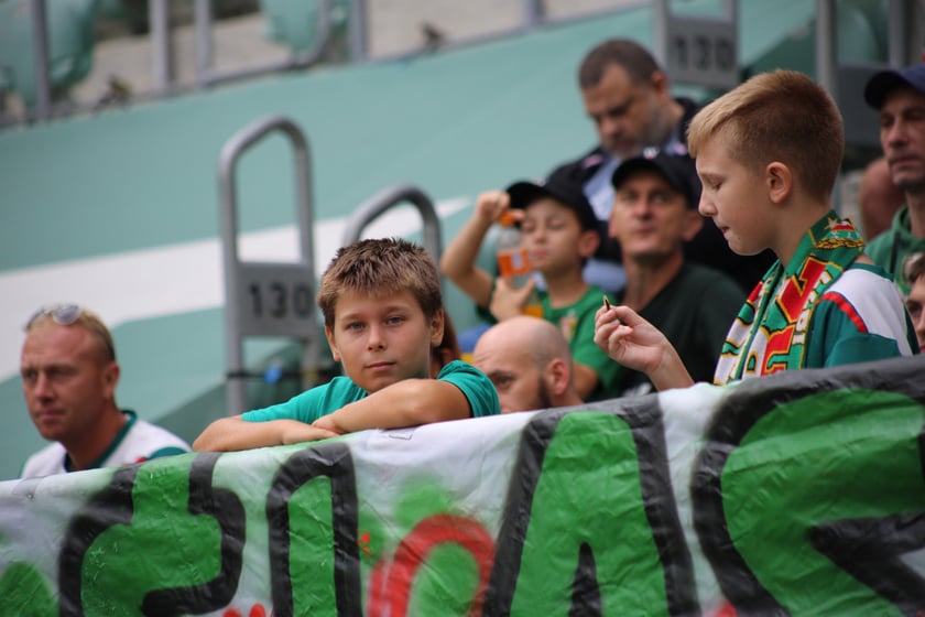 Śląsk Wrocław wygrał z Piastem Gliwice - zdjęcia kibiców