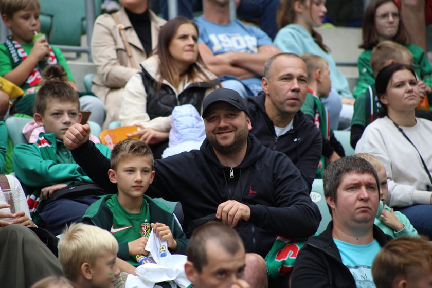 Śląsk Wrocław wygrał z Piastem Gliwice - zdjęcia kibiców