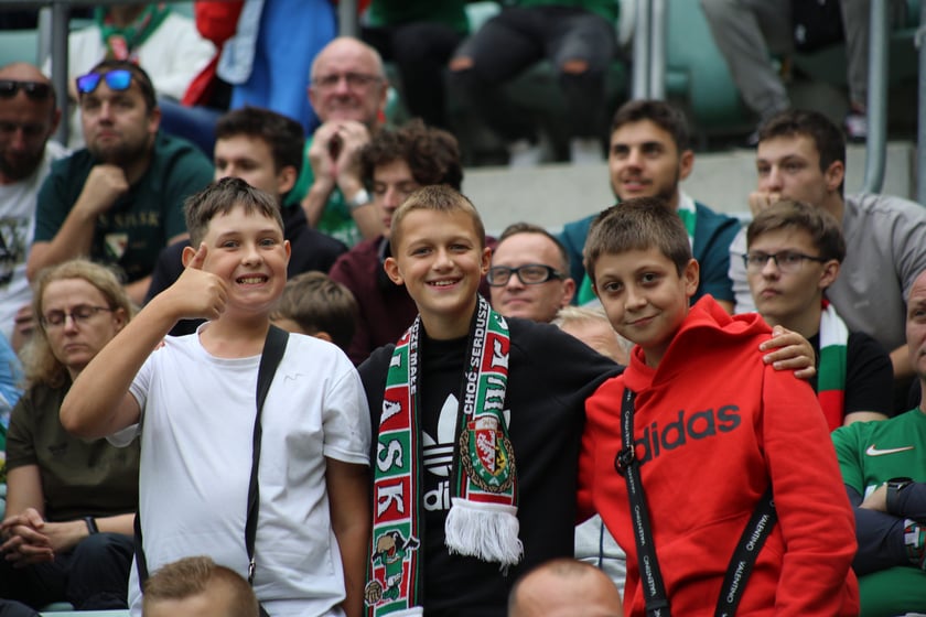 Śląsk Wrocław wygrał z Piastem Gliwice - zdjęcia kibiców