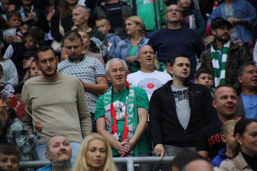 Śląsk Wrocław wygrał z Piastem Gliwice - zdjęcia kibiców