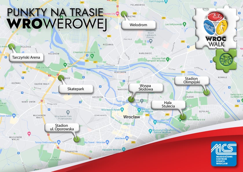 WrocWalk 2023 - trasa WROwerowa