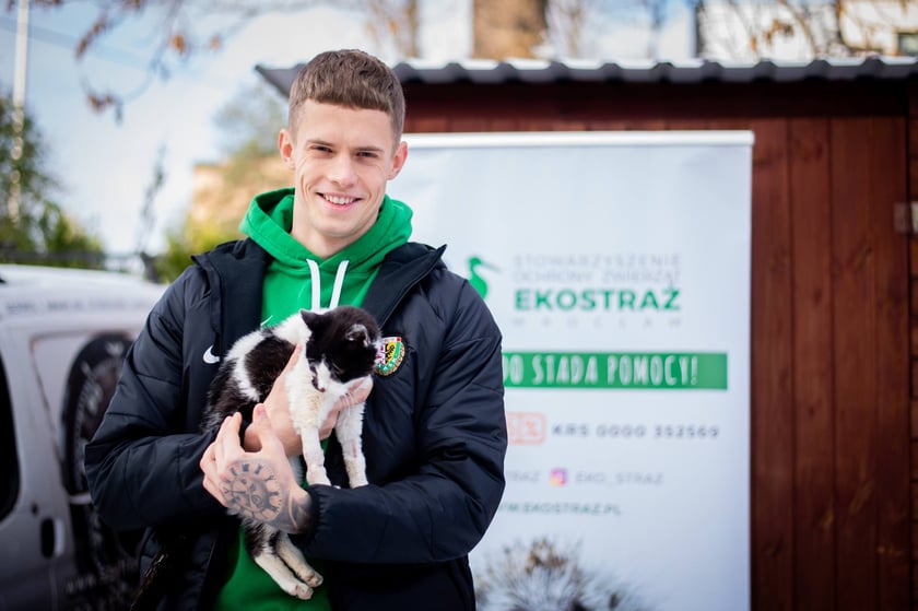 Piłkarze Śląska Wrocław odwiedzili Ekostraż