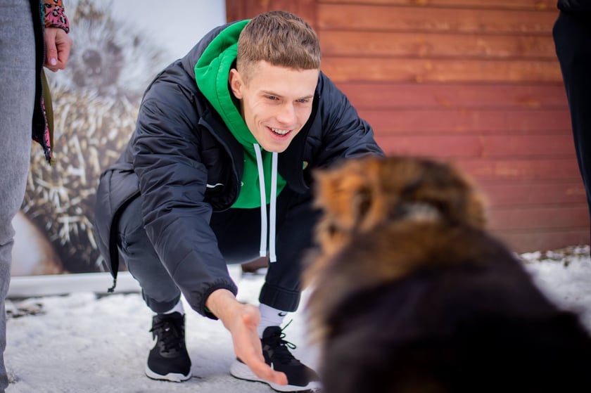 Piłkarze Śląska Wrocław odwiedzili Ekostraż