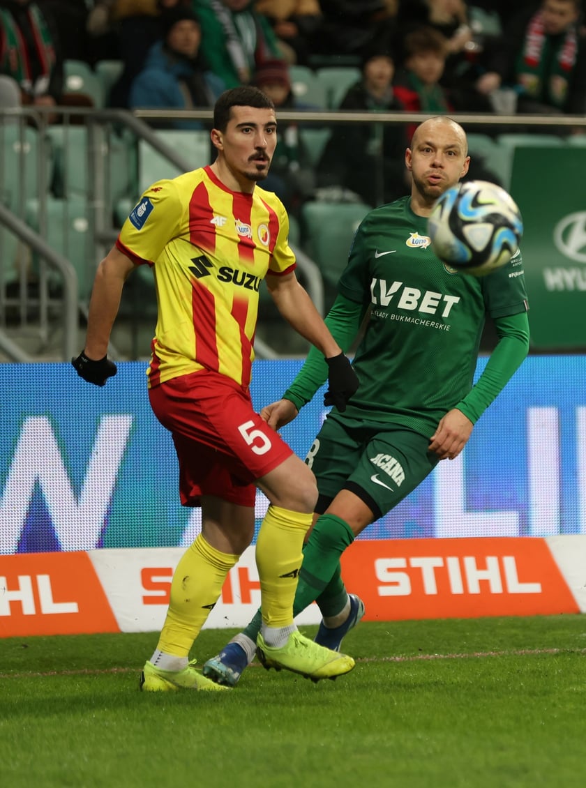 mecz Śląsk Wrocław - Korona Kielce, sobota 9 grudnia 2023